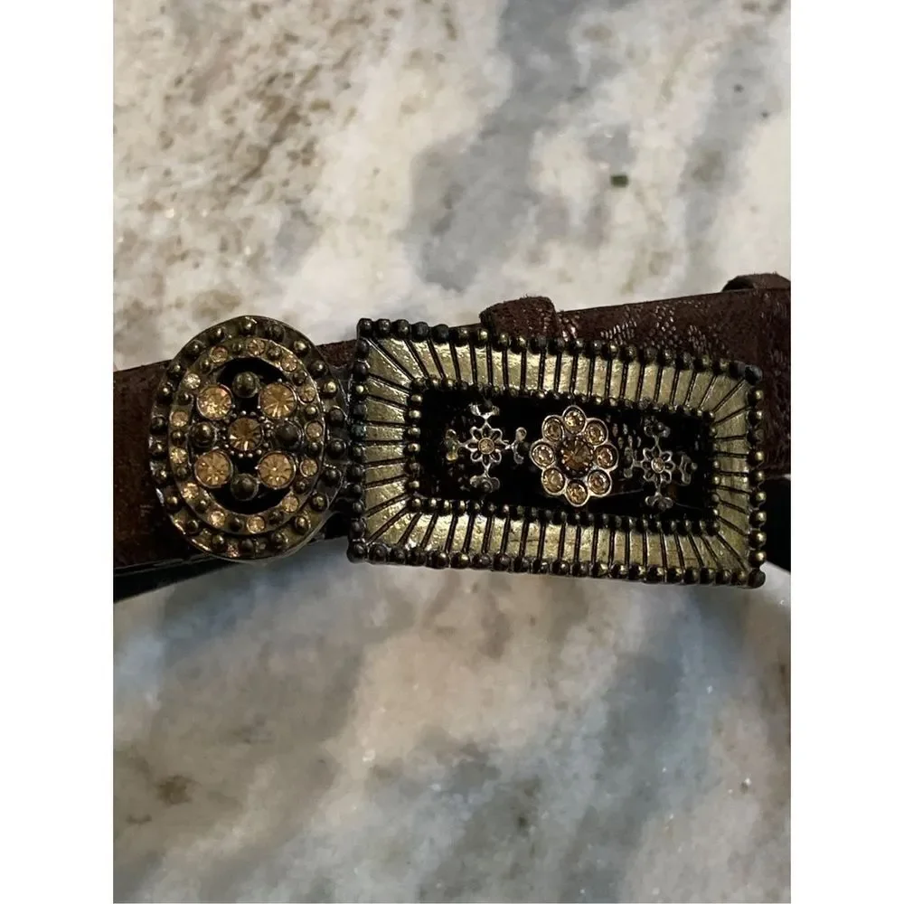 Chico’s Brown Leather Small Belt #Chico's belt #casual #business wear